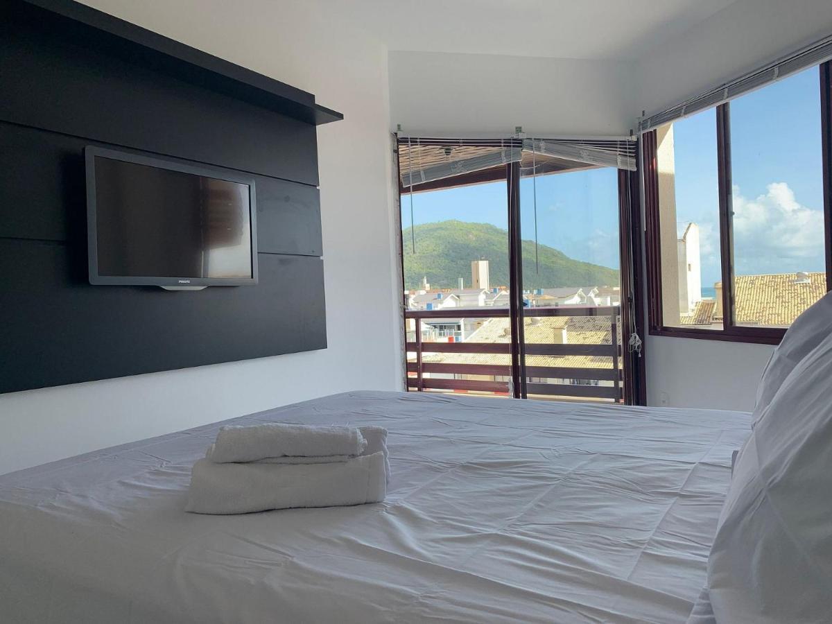 Apartamento Com Vista Do Mar Em Residencial Com Piscina Florianopolis Luaran gambar