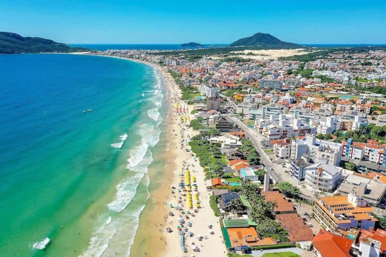 Apartamento Com Vista Do Mar Em Residencial Com Piscina Florianopolis Luaran gambar