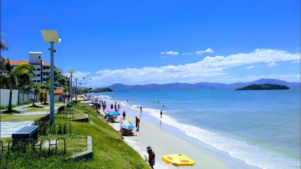 Apartamento Com Vista Do Mar Em Residencial Com Piscina Apartment Florianopolis Luaran gambar