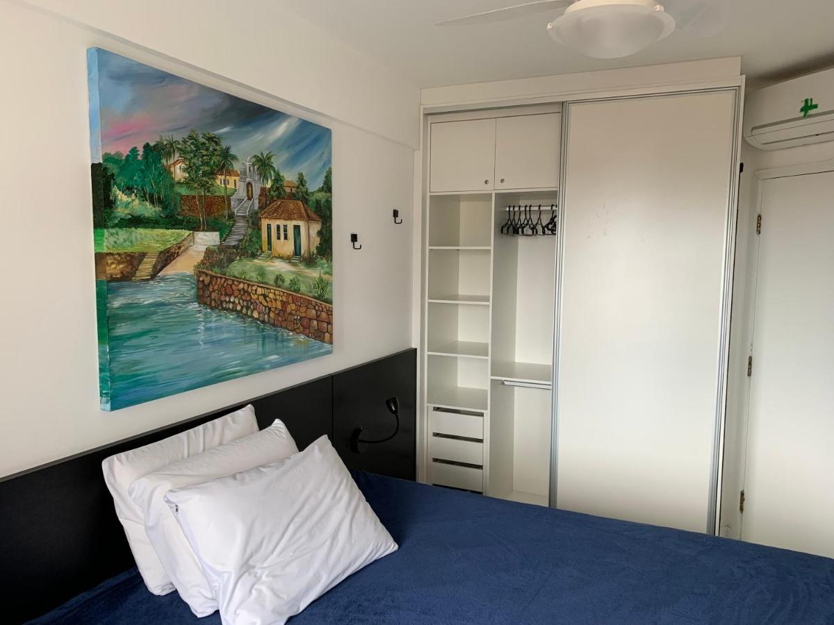 Apartamento Com Vista Do Mar Em Residencial Com Piscina Florianopolis Luaran gambar