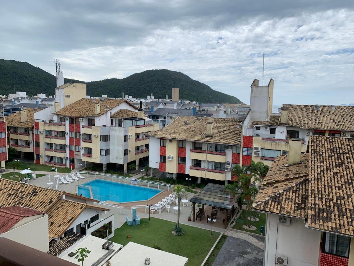 Apartamento Com Vista Do Mar Em Residencial Com Piscina Florianopolis Luaran gambar