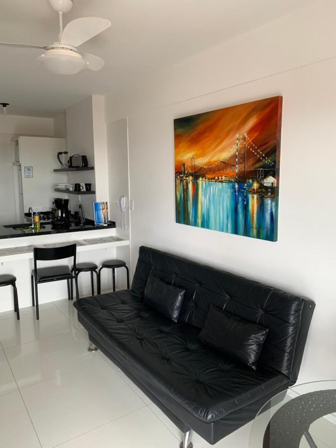 Apartamento Com Vista Do Mar Em Residencial Com Piscina Florianopolis Luaran gambar