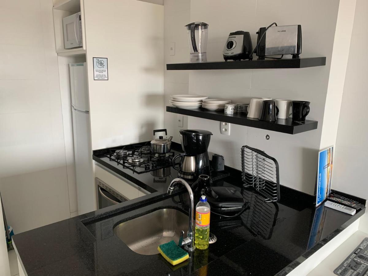 Apartamento Com Vista Do Mar Em Residencial Com Piscina Florianopolis Luaran gambar