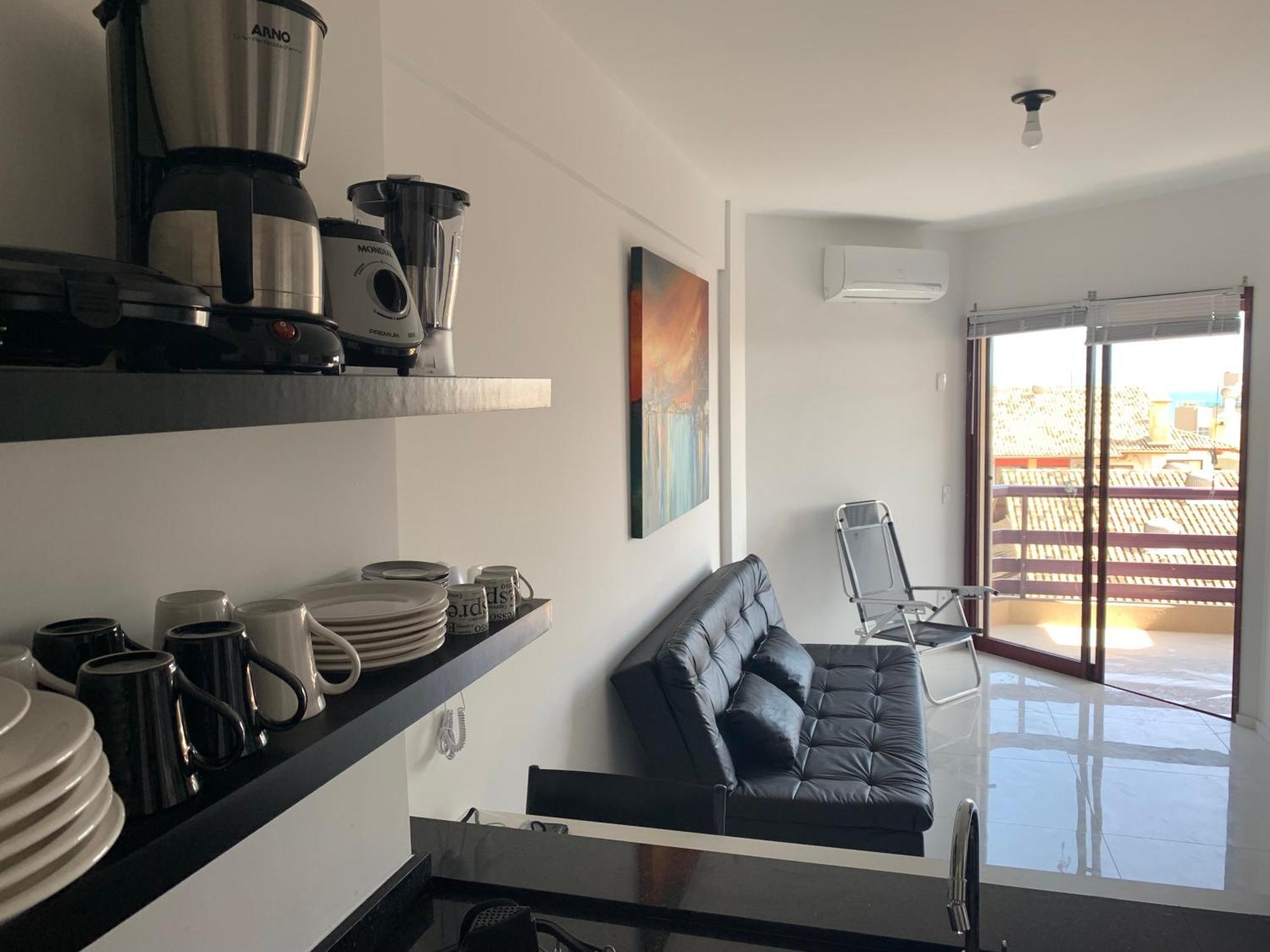 Apartamento Com Vista Do Mar Em Residencial Com Piscina Florianopolis Luaran gambar