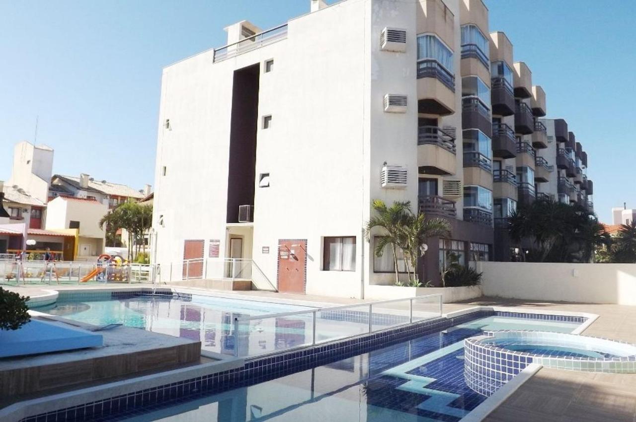 Apartamento Com Vista Do Mar Em Residencial Com Piscina Florianopolis Luaran gambar