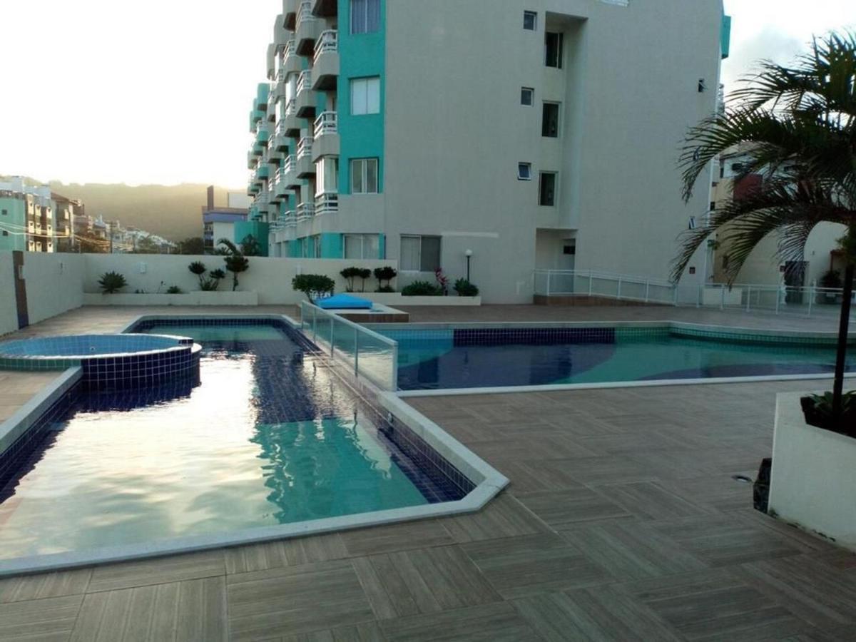 Apartamento Com Vista Do Mar Em Residencial Com Piscina Florianopolis Luaran gambar