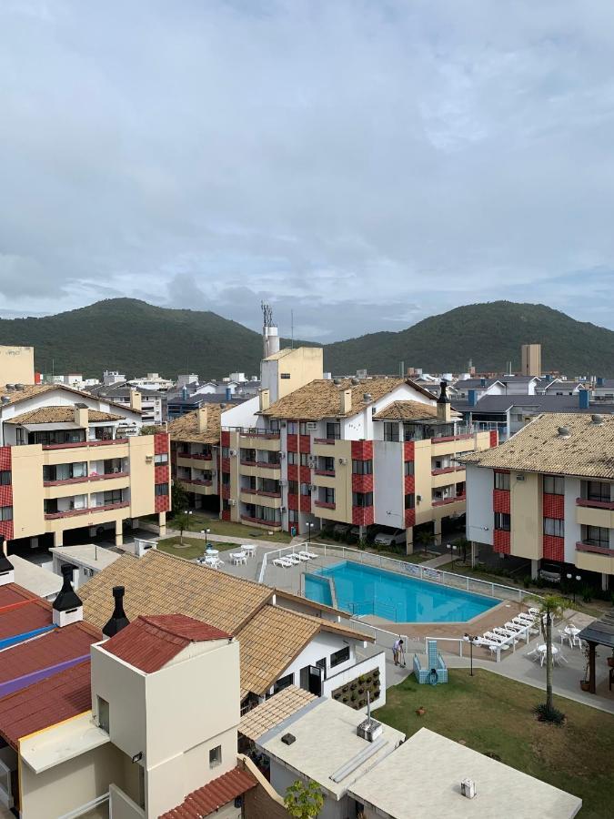 Apartamento Com Vista Do Mar Em Residencial Com Piscina Florianopolis Luaran gambar